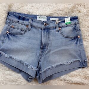 Denim Frayed Hem Shorts NWT size 3/26